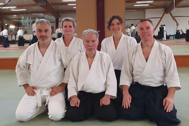 Gruppenfoto der Miyamoto Sensei mit den Reinbeker Teilnehmern