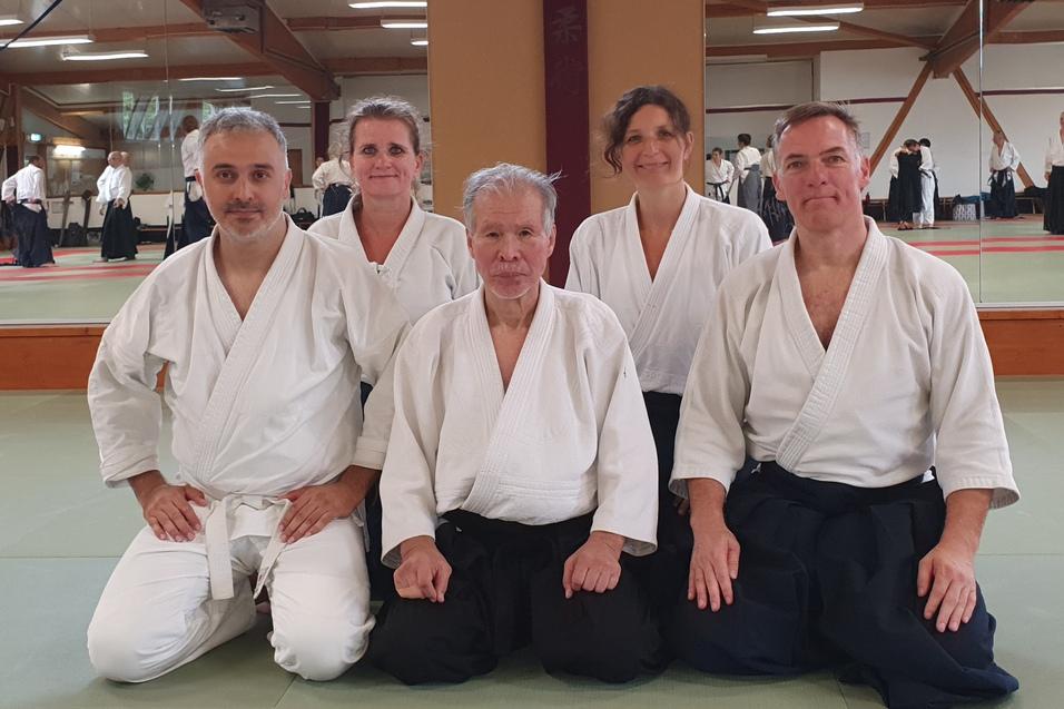 Miyamoto Sensei mit den Reinbeker Teilnehmern Gruppenfoto der Miyamoto Sensei mit den Reinbeker Teilnehmern