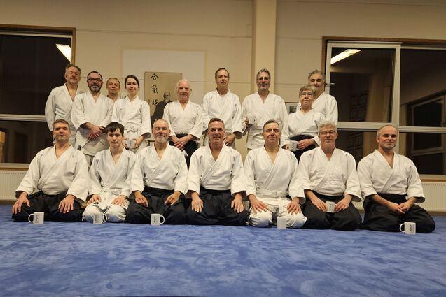 Gruppenfoto der Teilnehmer des Reinbeker Kangeiko 2025