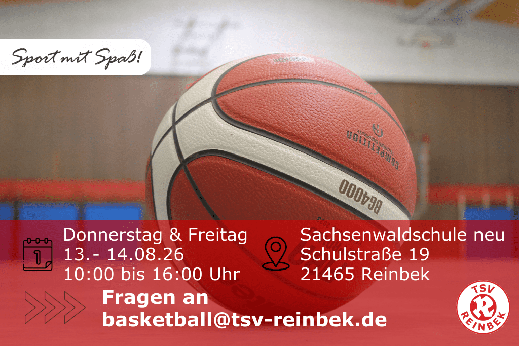 Basketball liegt in der Uwe-Plog-Halle. Bild enth&auml;lt Orts- und Datumsangabe