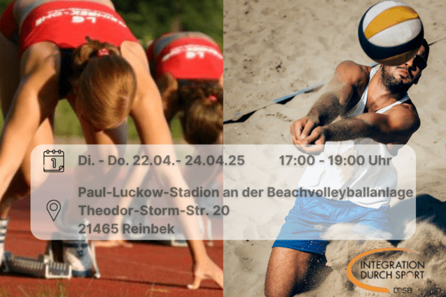 Beachvolleyball x Leichtathletik