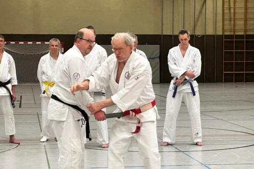 Trainingsaufnahme der Ju-Jutsu Gruppe