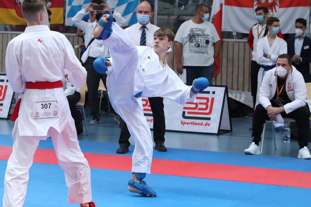 Corre Ahnsel k&auml;mpft bei den Deutschen Meisterschaften