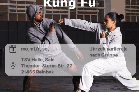 Frau gegen Mann kämpfen Kung Fu