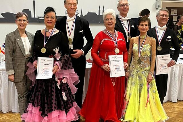 Foto Siegerpaare Gemeinsame Landesmeisterschaften Hagemeister