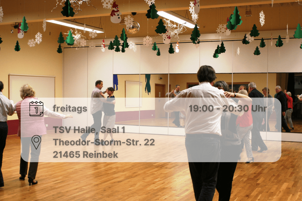 Hobbytanzen Tanzpaare üben Schrittfolge ein