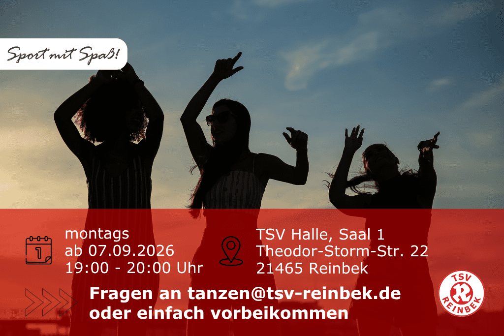 3 Schatten stehen unter dem Himmel und machen jeweils unterschiedliche Tanzposen. Bild enth&auml;lt Orts- und Datumsangabe