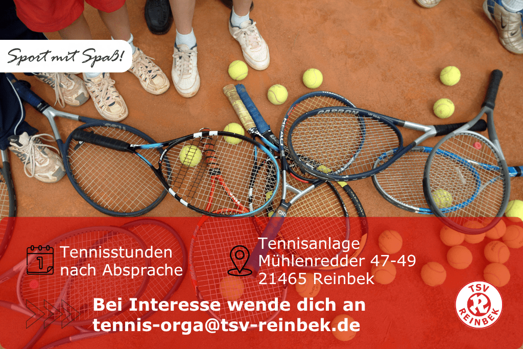 Tennisschl&auml;ger und B&auml;lle liegen auf dem Boden