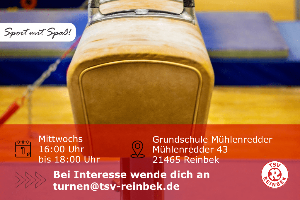 Lederbalken in einer Turnhalle. Bild enth&auml;lt Orts- und Datumsangabe