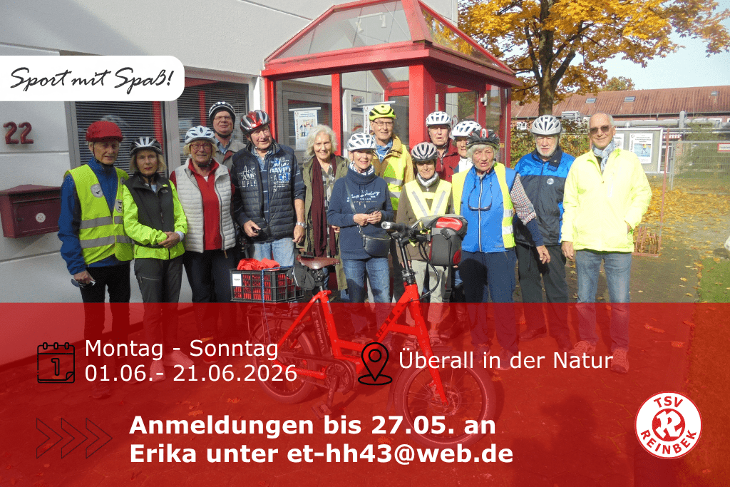 Radgruppe vor der Geschäftsstelle Radgruppe vor der Geschäftsstelle. Inklusive Orts- und Datumsangabe