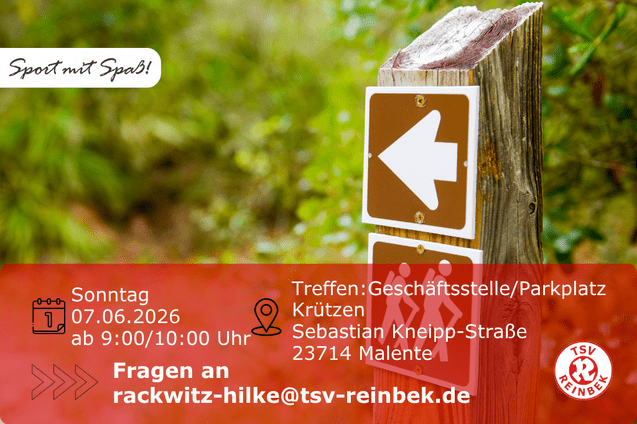 Wanderwegschild steht im Wald. Bild enth&auml;lt Orts- und Datumsangabe