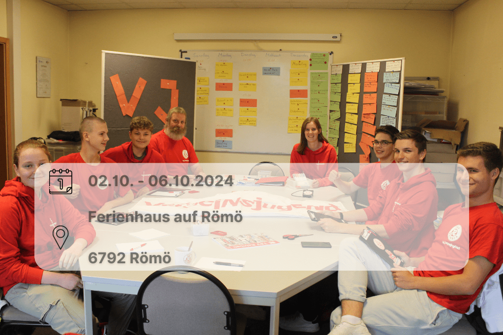 Betreuer Vereinsjugend Mitglieder der Vereinsjugend sitzen um einen Tisch im Sitzungsraum.